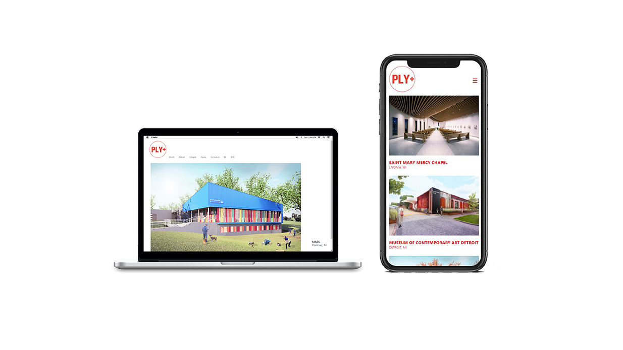 Laptop and mobile website mockups